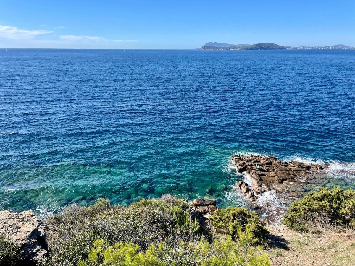 Appartement Cosy Vue Mer A 50 M De La Plage - Refait A Neuf Et Climatise Le Pradet Εξωτερικό φωτογραφία