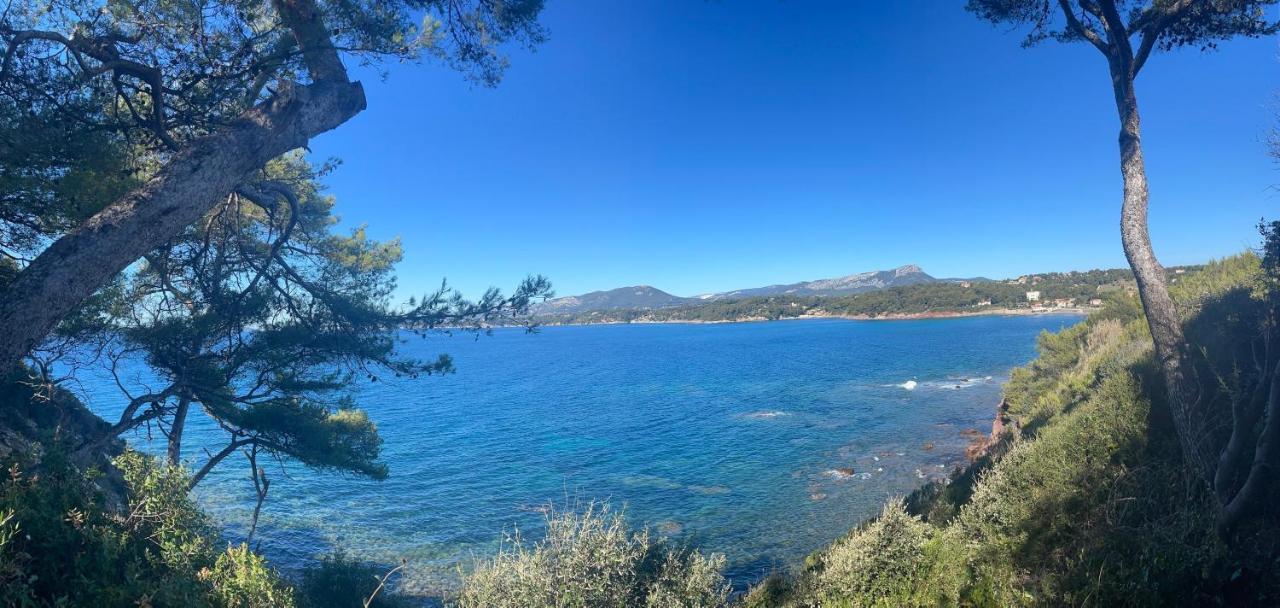 Appartement Cosy Vue Mer A 50 M De La Plage - Refait A Neuf Et Climatise Le Pradet Εξωτερικό φωτογραφία